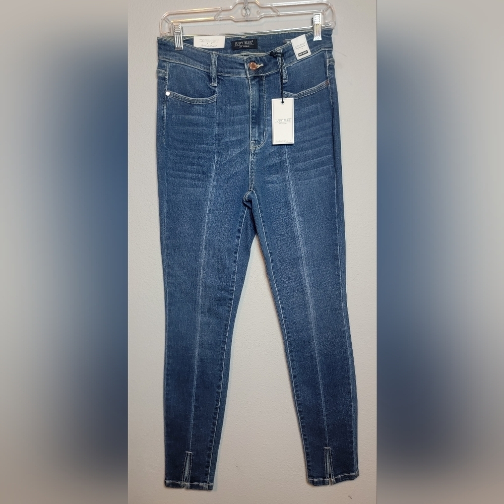 ​Judy Blue NWT Road Tripping Jeans High Waist Front Seam 3/26 4-Way Stretch - Picture 2 of 5